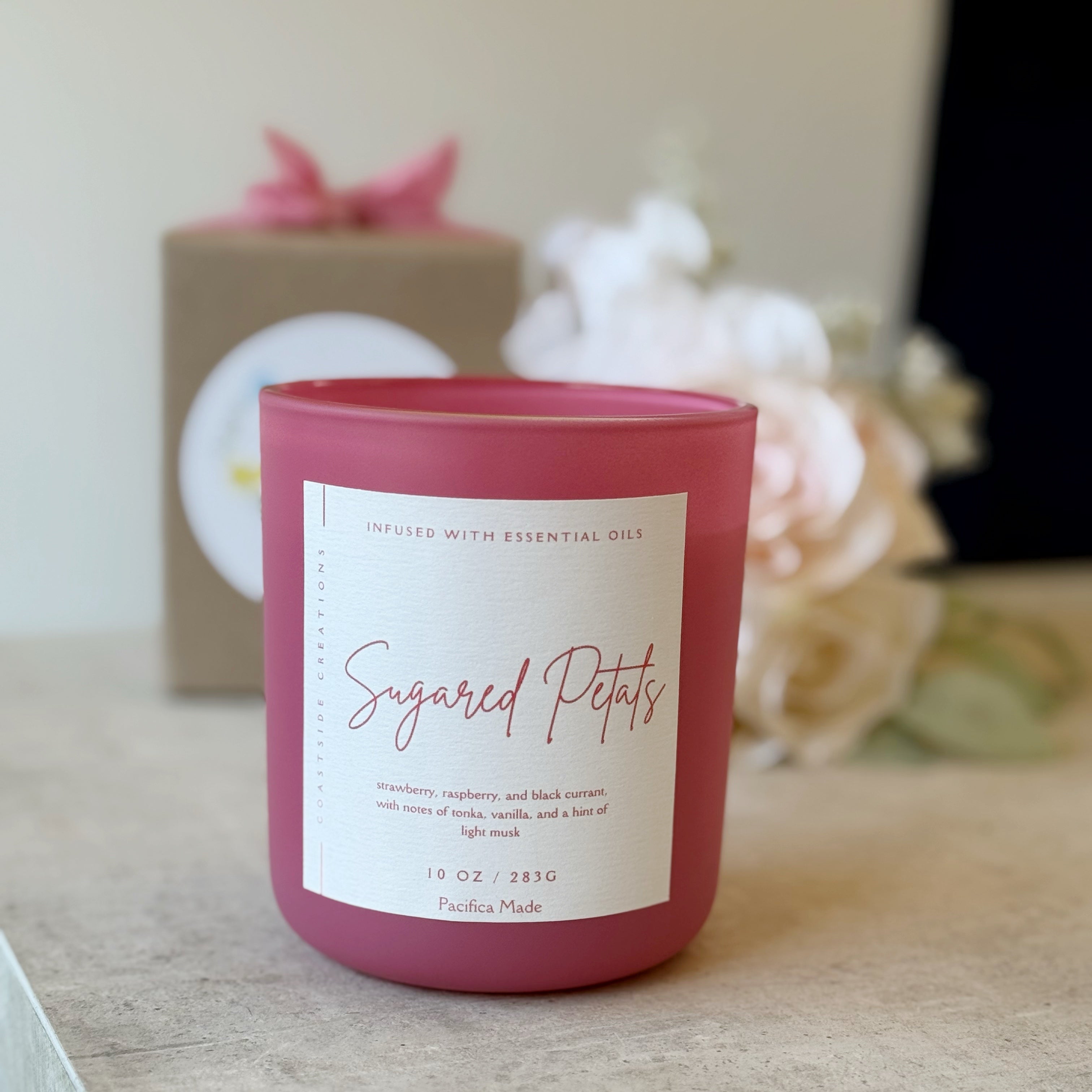 Sugared Petals Aura Candle