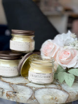 Mason Jar Beeswax Candles